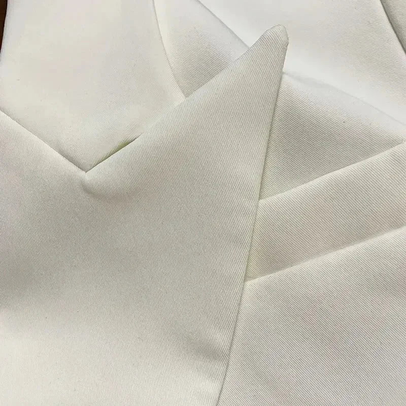 Double Breasted Blazer with Lion Buttons